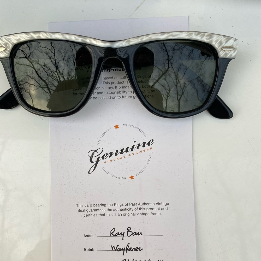 Authentic vintage Ray-Ban B & L Wayfarers